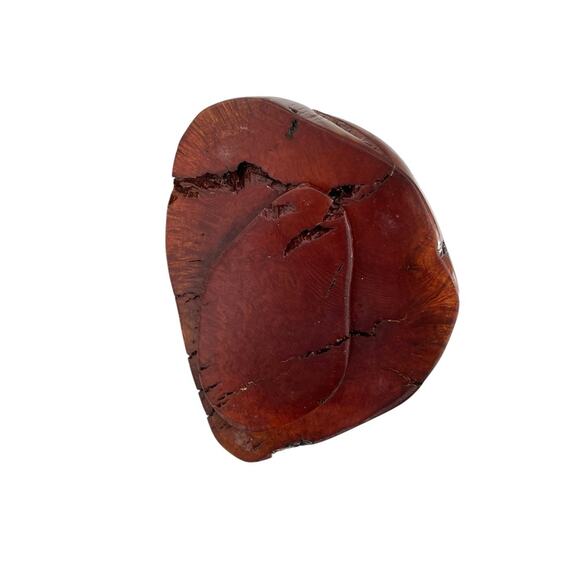 Vintage Burl Wood Jewelry Trinket Box Live Edge - Picture 10 of 10